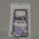 Compatible with iPhone 17 Pro Case 2-in-1 Hybrid Rugged Shockproof Full Body Cover - Abstract Lotus