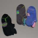 Bamboo Viscose Compression Running Tab No Show Sock Women, Wicking Cushioned AntiBlister Coolmax