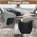 Premium U-Shaped Car Headrest Pillow, Memory Foam Neck Support for Driving & Travel, Breathable Cover, Universal Fit for SUV/Sedan/Truck (Gray- 1 Pack)