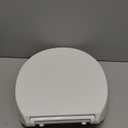 KOHLER 25876-0 Hyten 3" Height, Elevated Soft Close Round Toilet Seat, Contoured Seat with Grip-Tight Bumpers, Quick-Attach Hardware, White