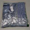 Womens High Waisted Pearl Jeans Stretch Straight Leg Denim Pants Trendy Y2K Beaded Casual Jeans (XX-Large, Navy Blue)