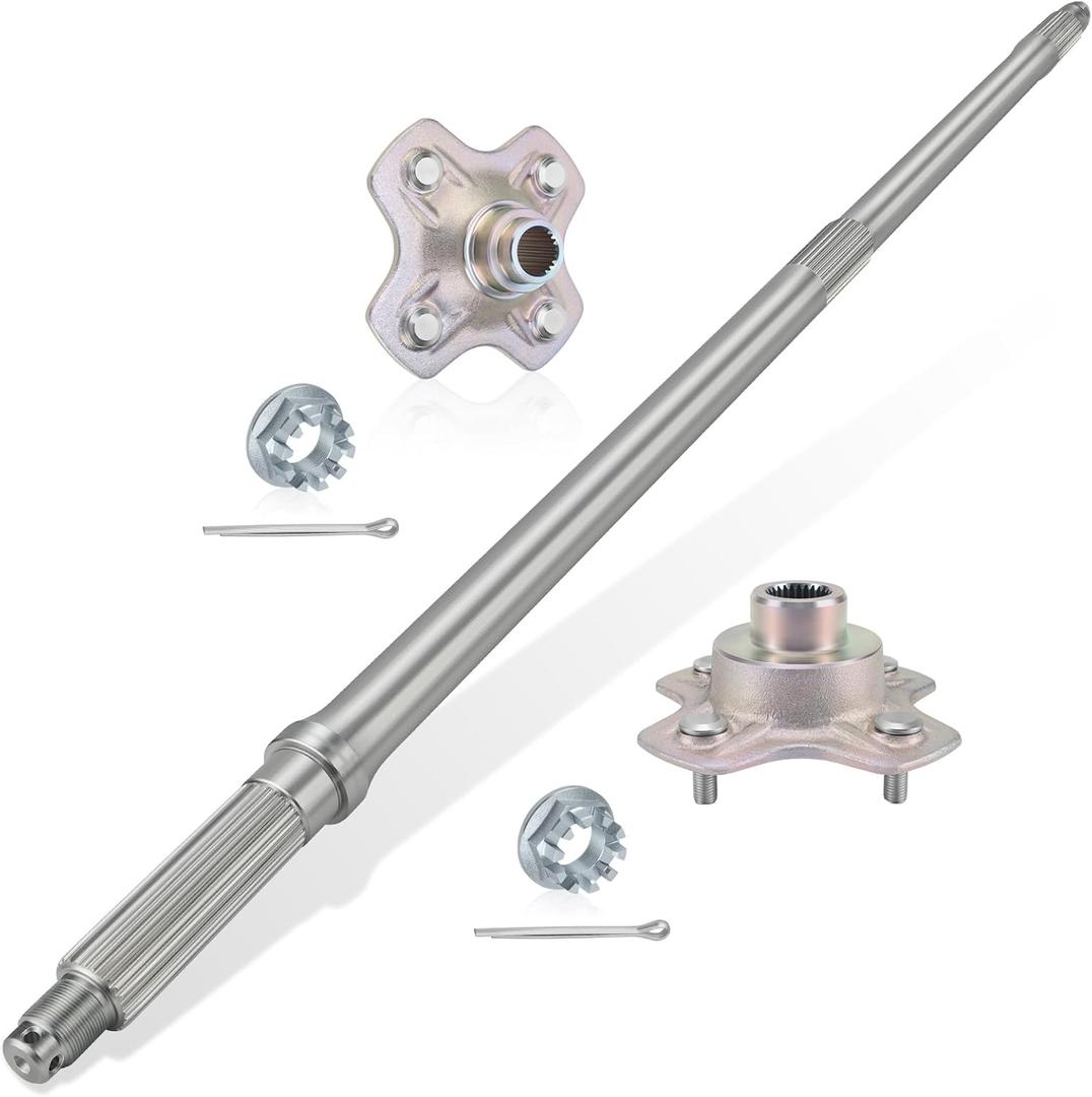 M MATI Rear Axle Shaft & Rear Left&Right Wheel Hub for Honda Rancher 420 Foreman 500 Foreman 520 2x4 4X4 TRX420 TRX500 TRX520 42311-HR3-A20 42610-HR3-A20 42620-HR3-A20