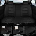 Full Set Seat Covers for Ford F-150 F250 F350 XL XLT STX Lariat King Ranch Platinum Raptor Seat Covers 2007-2026, Full Set Waterproof Seat Protectors(Standard 5 Seats/Black)