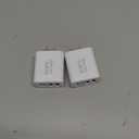 USB C Charger Block, 2Pack 60W 4 Ports Type C Fast Phone Charging Cubes PD USBC Wall Plug+QC 3.0 USB A Charger Head Power Brick Box for iPhone 16/15/14/13/12/11 Pro Max, Samsung Galaxy, Pixel (White)