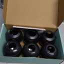 Door Knob Safety Cover for Toddlers (6 Pack) Hard-to-Remove Dual-Lock Door Handle Covers for Toddlers - Reusable Baby Proof Door Knob Locks - Installs Easily, No Tools Needed (Black)