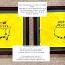 17x23 Mahogany Color Golf Flag Frame, Moulding brn-002, New Fairway Green Mat (holds 14x20 PGA, Ryder Cup, US Open Golf Flags; flag not incl) UPDATED JULY 2025