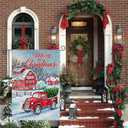 3 x Doncida 3 Pack Happy Halloween Thanksgiving Christmas Garden Flag 12x18 inch Double Sided Burlap Pumpkin Welcome Fall Holiday Small Yard Flag for Outside Decoration