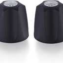 Shower Knob Replacement Compatible with Price Pfister Contessa & Windsor Tub and Shower Faucet Shower Knobs, Shower Knobs 2 Piece Replacement for Pfister Shower Handle Replacement (Matte Black)