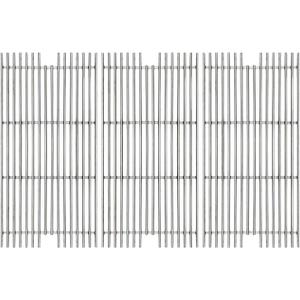 Hongso 304 Stainless Steel Grid Grates 54911 Replacement for VGBQ 30" T Series, VGBQ 41" T Series, VGBQ 53" T Series, VGBQ300T, VGBQ0302T, VGBQ3002RT, VGBQ4103RT Gas Grill, 23 1/4" x 11 1/2", 3 Pack