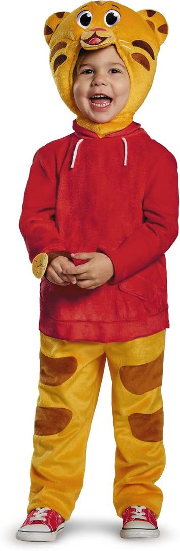 Daniel Tiger's Neighborhood Daniel Tiger Deluxe Toddler Costume, Small/2T (S (2T))
