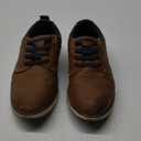Bruno Marc Boy's Mesh Sneakers Oxfords Casual Dress Lace-Up Lightweight Walking Shoes (5 Big Kid, Brown)