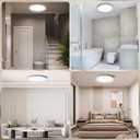 Aialun 16/20/24W Led Ceiling Lights Flush Mount, 0.67" Super Slim 12 Inch Ceiling Lights Dimmable, 2700K-6500K 5 Color Selectable Close to Ceiling Light fixtures for Bathroom, Kitchen, Hallway, 2 Pack