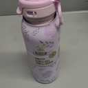 Ello Pop & Fill Stainless Steel Water Bottle with Quick Fill Technology, Double Walled Vacuum Insulated Metal, Leak Proof Locking Lid, Sip & Chug, BPA Free, Holiday Gift for Him Her, 22oz, 32oz, 40oz (Blossom Bliss)