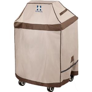 HAMLER Grill Cover 30 Inch, Heavy Duty Waterproof BBQ Covers, Gas Grill Covers Fits Weber Spirit, Weber Genesis, Char-Broil, Nexgrill, Brinkmann, Brown & Beige