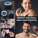 Nose Wax Kit Men, Nose Ear Hair Waxing Kit with 100g Wax, 56 Pcs Accessories, Nose Ear Hair Removal Kit, USB Fast Heat, Smart Constant Temp, Upgraded Size, Multi-Accessories,