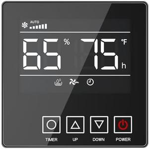 Moiswell Crawl Space Dehumidifier Remote Controller for Model M145 XP235 MP70, Digital Humidity, Temperature, Timer, Adapt The Humidity Level