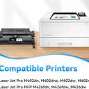 CF226A 26A Black Toner Cartridges 2 Pack Works for Pro M402dn M402n M402dw Pro MFP M426fdw M426fdn M426dw Series Printer Compatible Replacement for HP 26A CF226A 26X CF226X (Black)