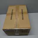 Clear Storage Bins with Lids,4 Tier Plastic Bins with Wheels,Stackable Storage Bin,Closet Organizers Box for Bedroom,Living Room,Toy,23 QT Folding Box with Magnetic door