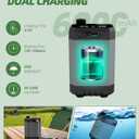 Portable Shower for Camping - 6000mAh Rechargeable Outdoor Camp Shower Pump with IPX8 Waterproof, LED Display & 4 Spray Modes for Travel, Pet, Car Wash