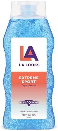 Pack Of 2 LA Looks Styling Hair Gel - Extreme Sport - 20 Oz - Hold for High Performance Activity