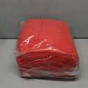 Tenare 100 Pack 12'' x 12'' Microfiber Cleaning Cloths Reusable Cleaning Rags Bulk Microfiber Towels Softer Highly Absorbent Washcloths for House Kitchen Car Window(Red)