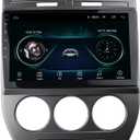 Radio Stereo Bezel for Jeep Compass 2007-2010 Dash Installation Mount Trim Kit Fits 10.1" and 2 Din