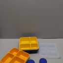 Original 40OZ Lunchable Container with Dressing Container, 4 Compartments Bento Box Lunch Box Microwave Safe Meal Prep Containers Snack Containers for Kids, 4 Pack Lunch Box for Adults