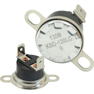2-Pack WB27X1127 Microwave Thermostat Cut-Off Thermal Fuse KSD120LC/0 Compatible with GE Hotpoint Replacements for WB21X0535 WB21X535