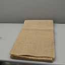 Kingdder Natural Burlap Tablecloth Farmhouse Fall Rectangle Burlap Table Cover Rustic Jute Tablecloth for Thanksgiving Autumn Harvest Holiday Party Kitchen Indoor Home Table(1 Pcs,63 x 108 Inch)