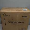 TRALT Office Chair - Ergonomic Desk Chair with Adjustable Lumbar Support, Mesh Computer Chair, Executive Chairs for Home Office Comfortable Lumbar Support (Black) (Pack of 1)