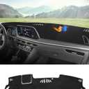Autorder Dashboard Cover Mat for Hyundai Sonata 2020 2021 2022 2023 Accessories Dash Cover Flannel Dash Mat Sunshade Glare UV Rays Protector (NOT for 2024)