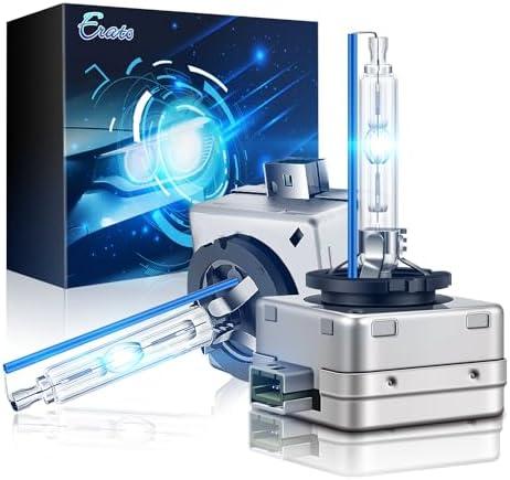 Erato D3S Xenon Headlight Bulbs 8000K 35W Ice Blue Xenon Bulbs 12V Car Replacement Bulbs- Pack of 2