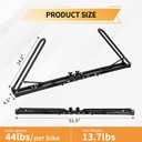 Upright Roof Bike Rack Mount, 2 Arms, Rooftop Bike Carrier for SUV CAR