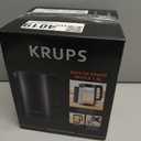 KRUPS 1.5L Electric Kettle Stainless Steel Cool Touch Interior, Fast Boiling, One Cup in 80 Seconds, Double Wall, Auto Off, Keep Warm, Hot Water Kettle Electric, Cordless, Black/White
