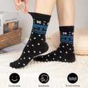 3 x Women Girls Socks Cute Animal Socks Cat Dog Cow More Fun Novelty Socks Gifts for Girls Christmas Birthday (Reindeer 1-6 Pairs)