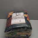 U'Artlines 6x9ft Vintage Floral Area Rug Machine Washable Ultra Soft Low Pile Non Slip Non Shedding Accent Floor Carpet for Living Room, Bedroom, Dining Room, Office (Black Green)