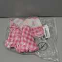 Gueuusu Newborn Baby Girl Easter Outfit Bunny Embroidery Smocked Bubble Romper Short Sleeve One Piece Bodysuit Infant Clothes (12-18 Months, Plaid)