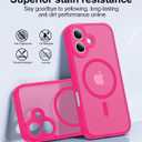 Faiono Magnetic for iPhone 17 Case [Full Camera Protection][Military-Grade Protection][Compatible with MagSafe] Shockproof Protective Slim Phone Case for iPhone 17, Hot Pink