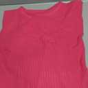 Womens Pullover Sweaters Batwing Long Sleeve Crewneck Casual Loose Knit Jumper Tops with Buttons (Pink,XL)