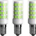 E14 LED Bulbs 3 Pack E14 European Screw Base for Electric Window Candle Lamp,Refrigerator Bulb E14 Cooker Hood Oven Bulb,3.5W Equivalent to35W Incandescent Bulb 350LM AC120V (DaylightWhite6000K)