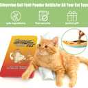 10 Pack Silvervine Powder Packets for Cat Toys,Organic Gall Fruit Powder(Matatabi),Refillable Catnip Toys Biodegradable, Non-GMO, Chemical-Free Refill Packs for Cats