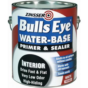 1 gal Zinsser 02241 White Bulls Eye Water-Based Interior Primer & Sealer 