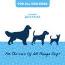 American Kennel Club Dentacare Yogurt and Peanut Butter Dental Dog Treats, Naturally Flavored, Good for Dog Dental Health, 20 Count (EXP 11/18/27)