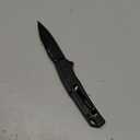 Kershaw Appa Pocket Knife, All-Black, 2.75 Inch Steel Reverse Tanto Blade, EDC with Assisted Opening, Reversible Pocketclip, Everyday Carry Pocket Knife for Men and Women