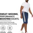 Essential Elements Athletic Shorts for Men - Men's Basketball Shorts - Sports Shorts for Workout, Gym, Running (5 Pack/Set D, Medium)