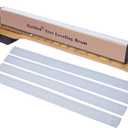 Stainless Steel Fret Leveling Beam, 16" (400mm) Sanding Beam Fret Leveler, Pro Guitar Luthier Repair Tool Fretboard Leveling File Includes 3 Sets of 120/240/320/600 Grit Sandpaper (Rose Gold)