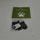 EXPAWLORER Anti Slip Dog Socks to Prevent Licking Paws, Dog Shoes for Hot Pavement, Dog Booties for Hardwood Floors, Dog Boots & Paw Protectors with Grippers for Small Medium Large Senior Dogs M (Black)