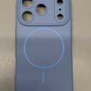 Magnetic for iPhone 17 Pro Case, [Matte Solid Color] [Full Camera Protection] Protective Case for iPhone 17 Pro - Light Blue