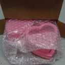 Wesiti 6 Pcs Small Heart Shaped Boxes with Window Valentine's Day Gift Boxes Plastic Storage Container for DIY Projects Presents Candy Jewelry Mother's Day Gifts (3.5 x 3 x 1.2 Inch,Pink)