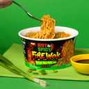 Nissin Hot & Spicy Fire Wok, Sizzlin' Rich Pork, 4.37 Ounce (Pack of 6) (EXP 09/02/26)